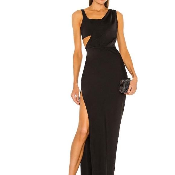 Revolve NBD Andrei gown in black - Picture 3 of 3